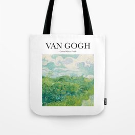 Van Gogh - Green Wheat Fields Tote Bag
