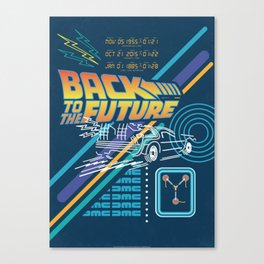 Back to the Future 06 Canvas Print