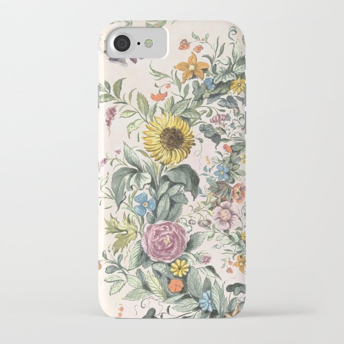 circle of life- floral iphone case
