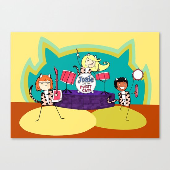 Josie, Pussycats Canvas Print