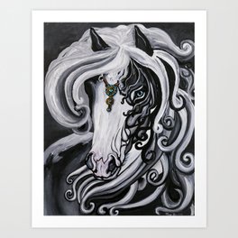 Gypsy Cobb Horse Art Print