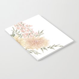 yellow dahlias Notebook