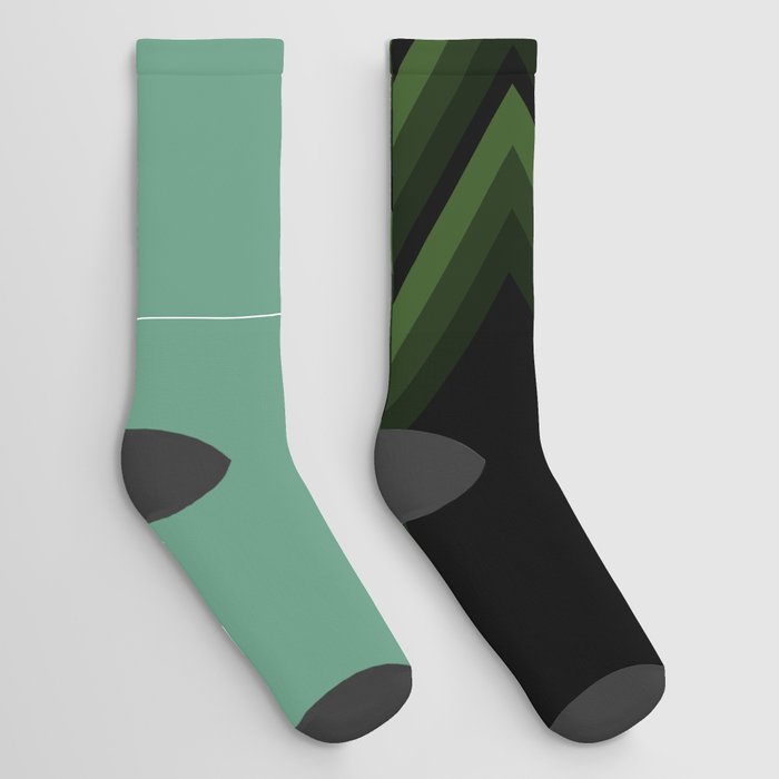macro.baby 01292021 Socks | Drawing, Digital, Green, Triangle, Shapes, Graphic-design, Geometric-art, Minimalist