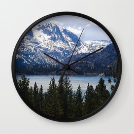 June Lake Wall Clock