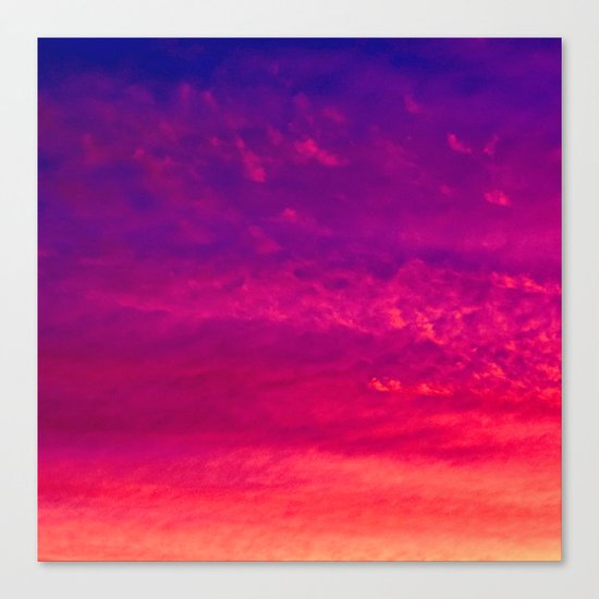 Fiery Sky Canvas Print