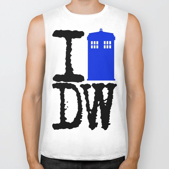 I Love Doctor Who! Biker Tank
