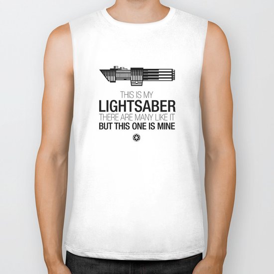 This is my Lightsaber (Vader Version) Biker Tank