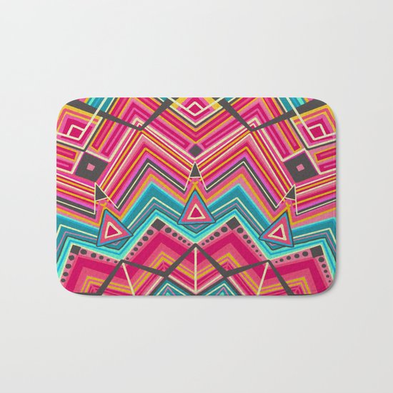 picchu pink Bath Mat