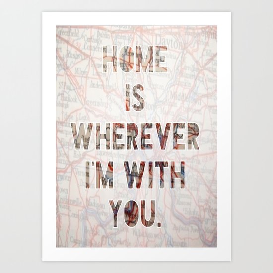 HOME (Ohio) Art Print