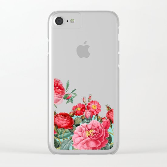 Fab Floral Clear iPhone Case