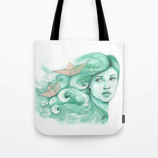 Paper ships Tote Bag