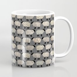 Wee Wooly Sheep in Aran Sweaters  Mug
