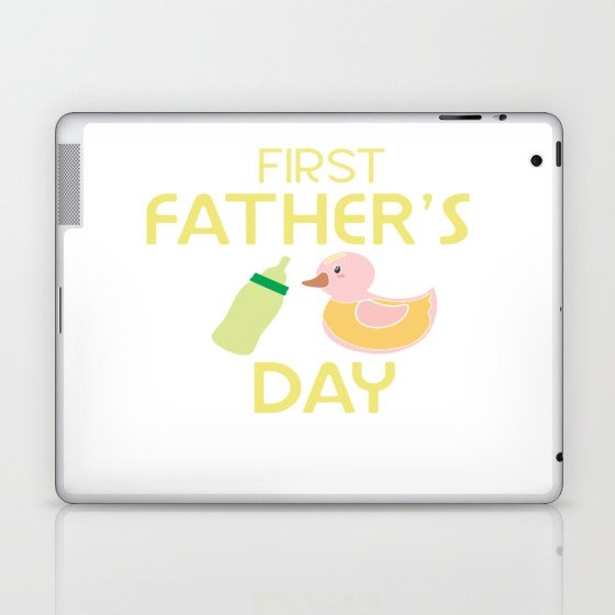 First Father's Day Laptop & iPad Skin