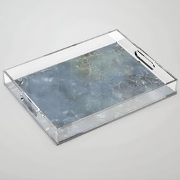 Frozen silver glass Acrylic Tray