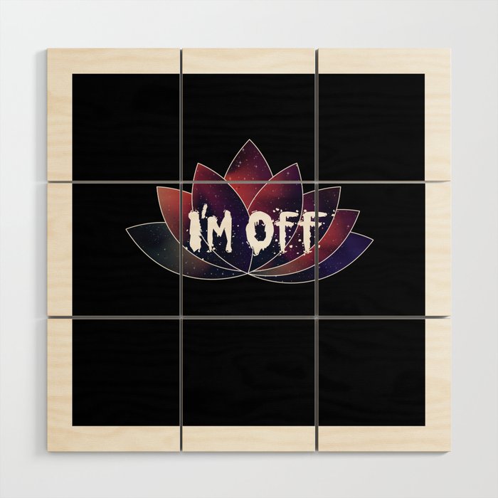 Yoga-meditation- Im Off Wood Wall Art