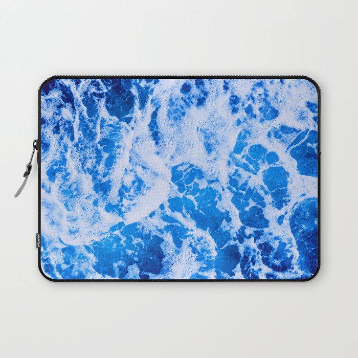 Blue Ocean Waves Laptop Sleeve