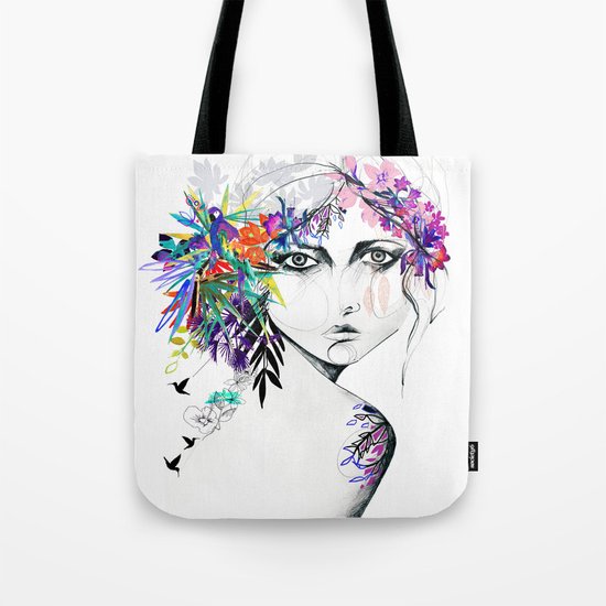 Exotic Girl Tote Bag