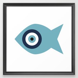 Fish eye Framed Art Print