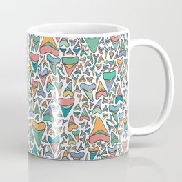 Shark Teeth Pattern Coffee Mug
