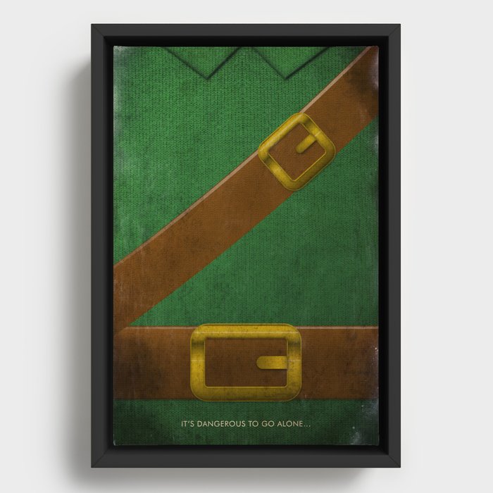 Video Game Poster: Adventurer Framed Canvas