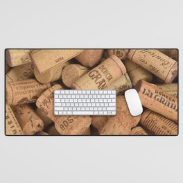 Wine corks - pattern, texture -  Desk Mat