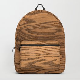 Wood, heavily grained wood grain Backpack