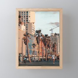 Tel Aviv Streets Framed Mini Art Print