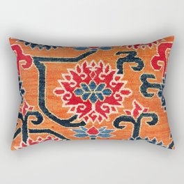 Shigatse South Tibetan Jabuye Rug Print Rectangular Pillow