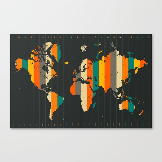 WORLD MAP Canvas Print
