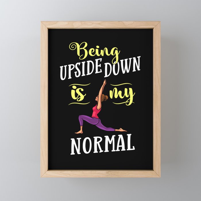 Gymnastic Tumbling Athletes Coach Gymnast Framed Mini Art Print