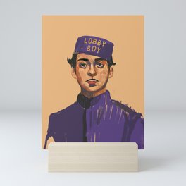 Lobby boy Mini Art Print