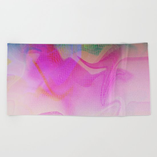 Glitch 25 Beach Towel