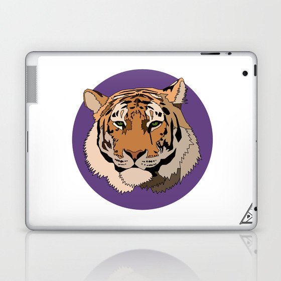 Wild Rectangular Tiger Laptop & iPad Skin