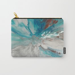 Blown Away - Abstract Acrylic Art by Fluid Nature Carry-All Pouch