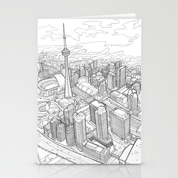 Toronto 2/3 Stationery Cards