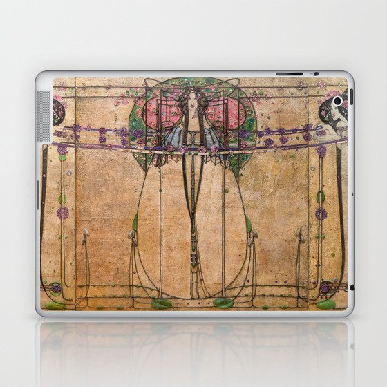 The May Queen by Margaret Macdonald Mackintosh Laptop & iPad Skin
