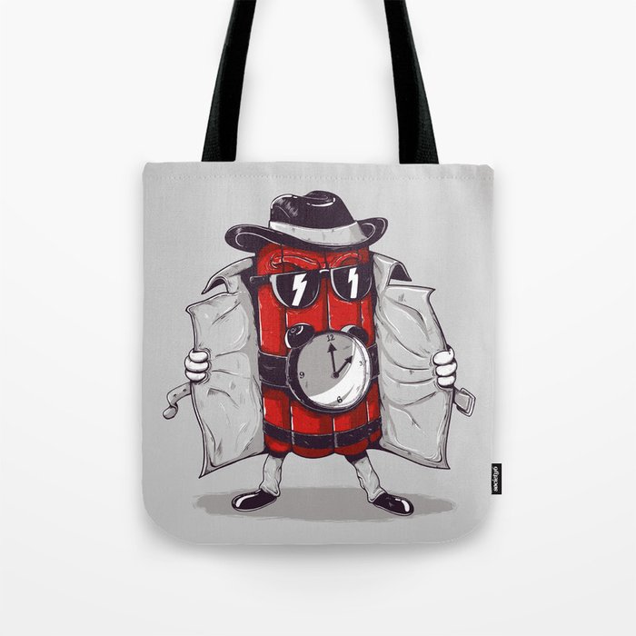 what time is it? it's time to explode Tote Bag