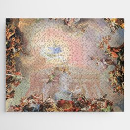 Renaissance Painting Angels Cherubs Aesthetic Allegorical Scene Jigsaw Puzzle