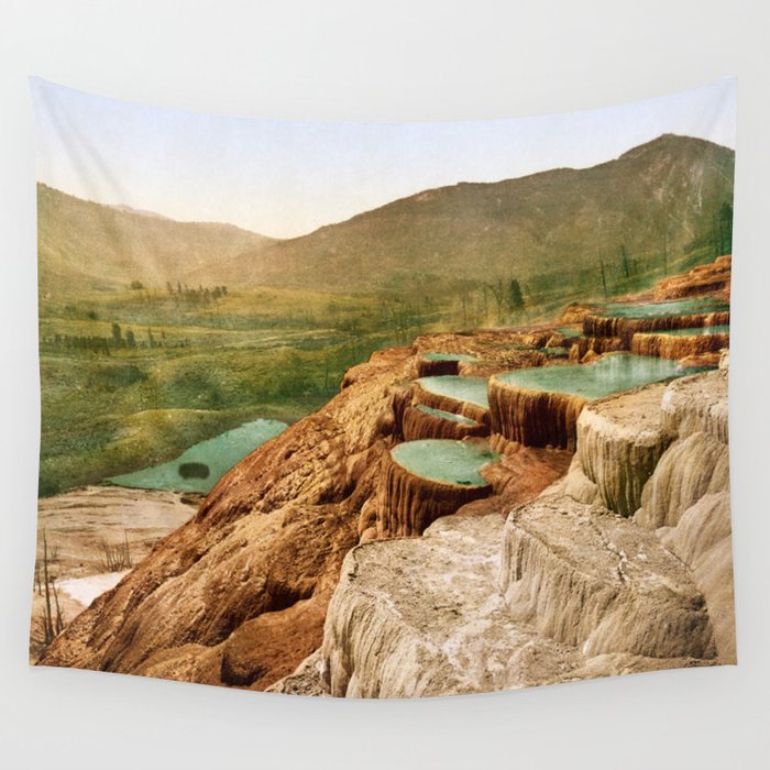 Pulpit Terraces Mountains Wall Tapestry