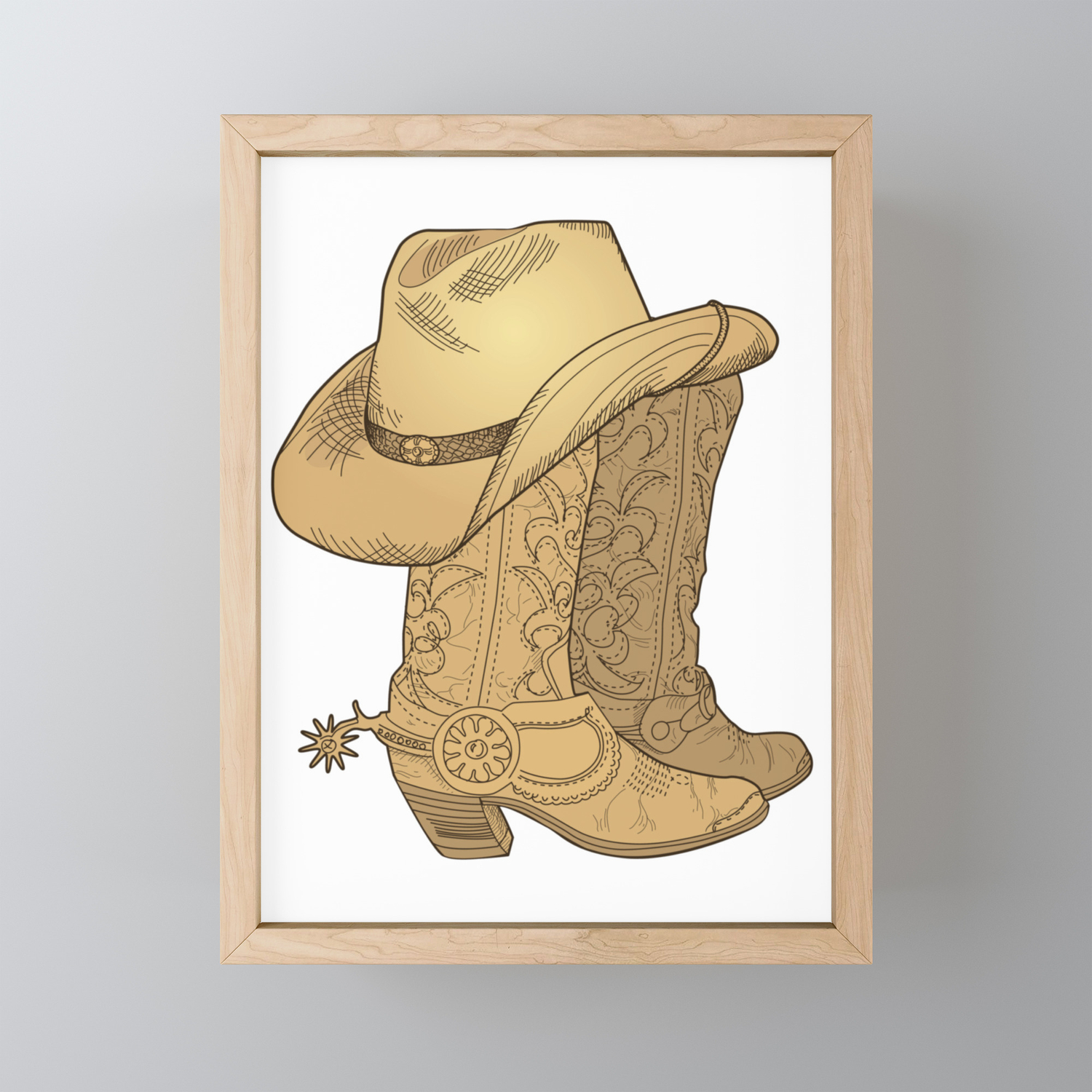 retro cowboy boots