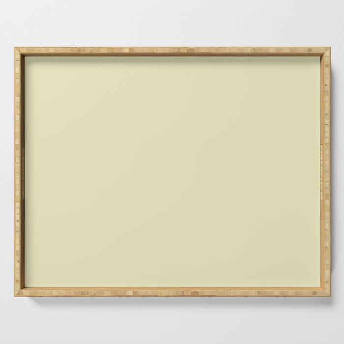 Pale Yellow Serving Tray