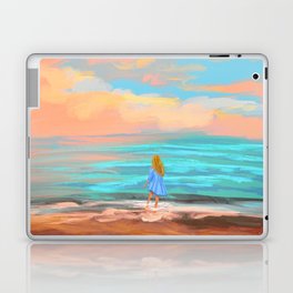 Wade in the Water at Sunset Laptop Skin