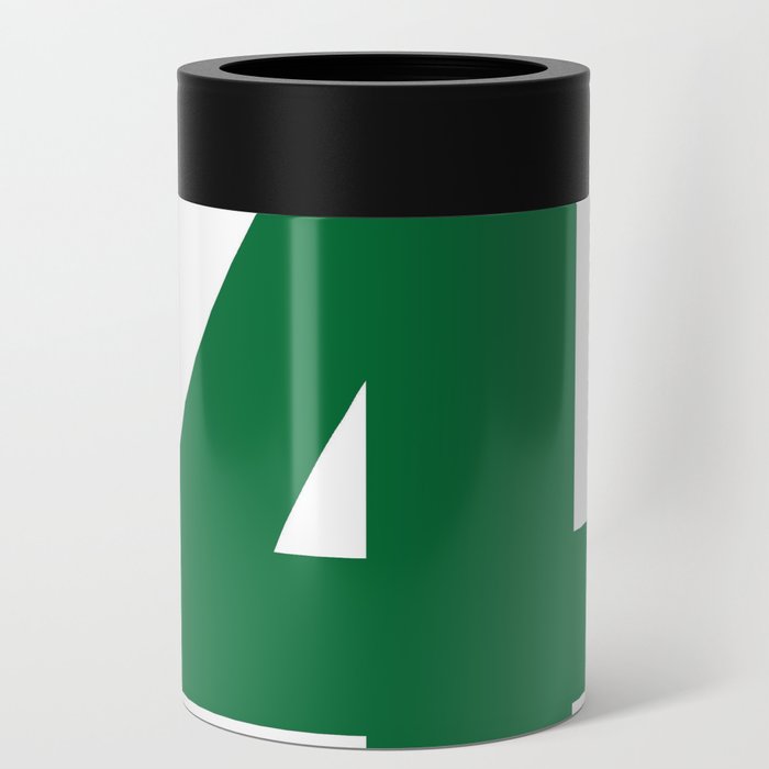 4 (Olive & White Number) Can Cooler