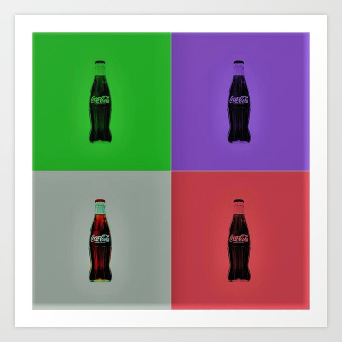 Coca-cola Bottles Pop Art Poster 