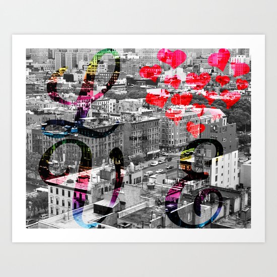 I Love New York Art Print