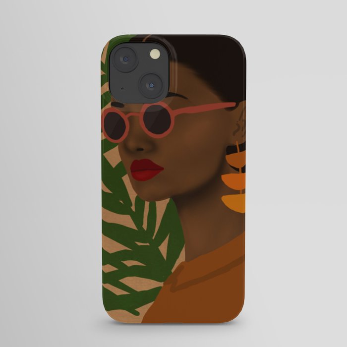 girl in shades iPhone Case