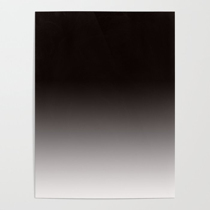 Monochromatic Background, Faded Black to Grey Poster