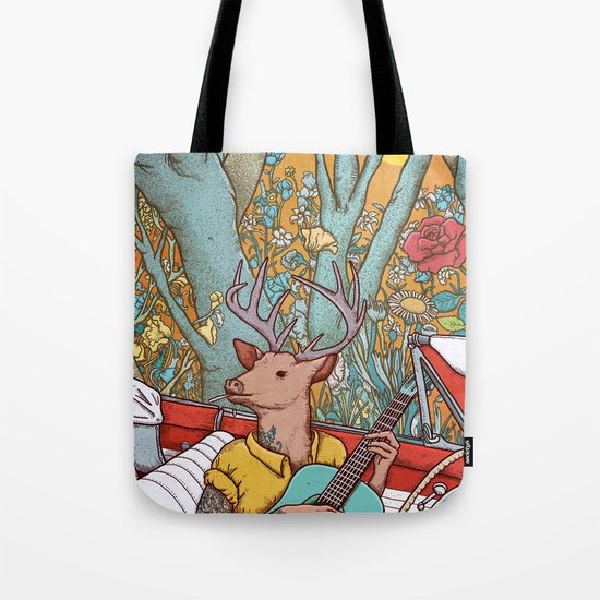 A ride and a song Tote Bag