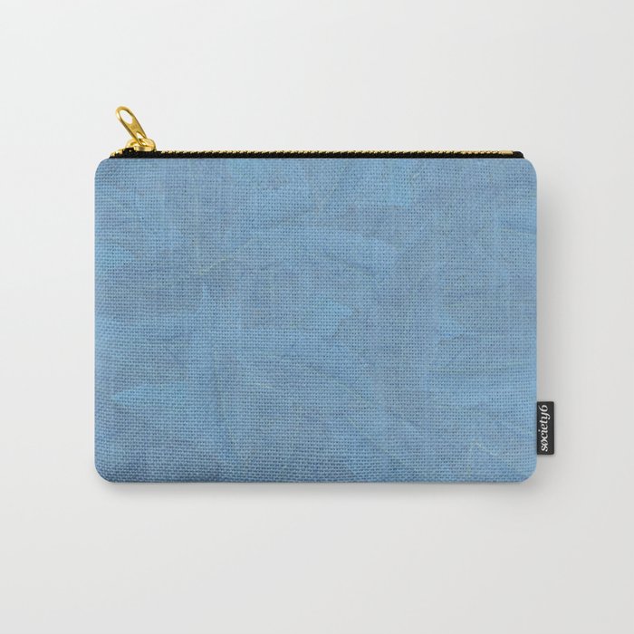 Blue Leaf Carry-All Pouch