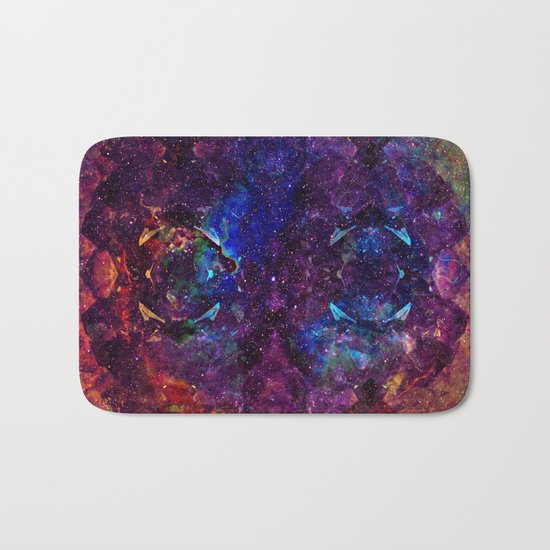 Rainbow Aura Quartz NebulÆ Bath Mat
